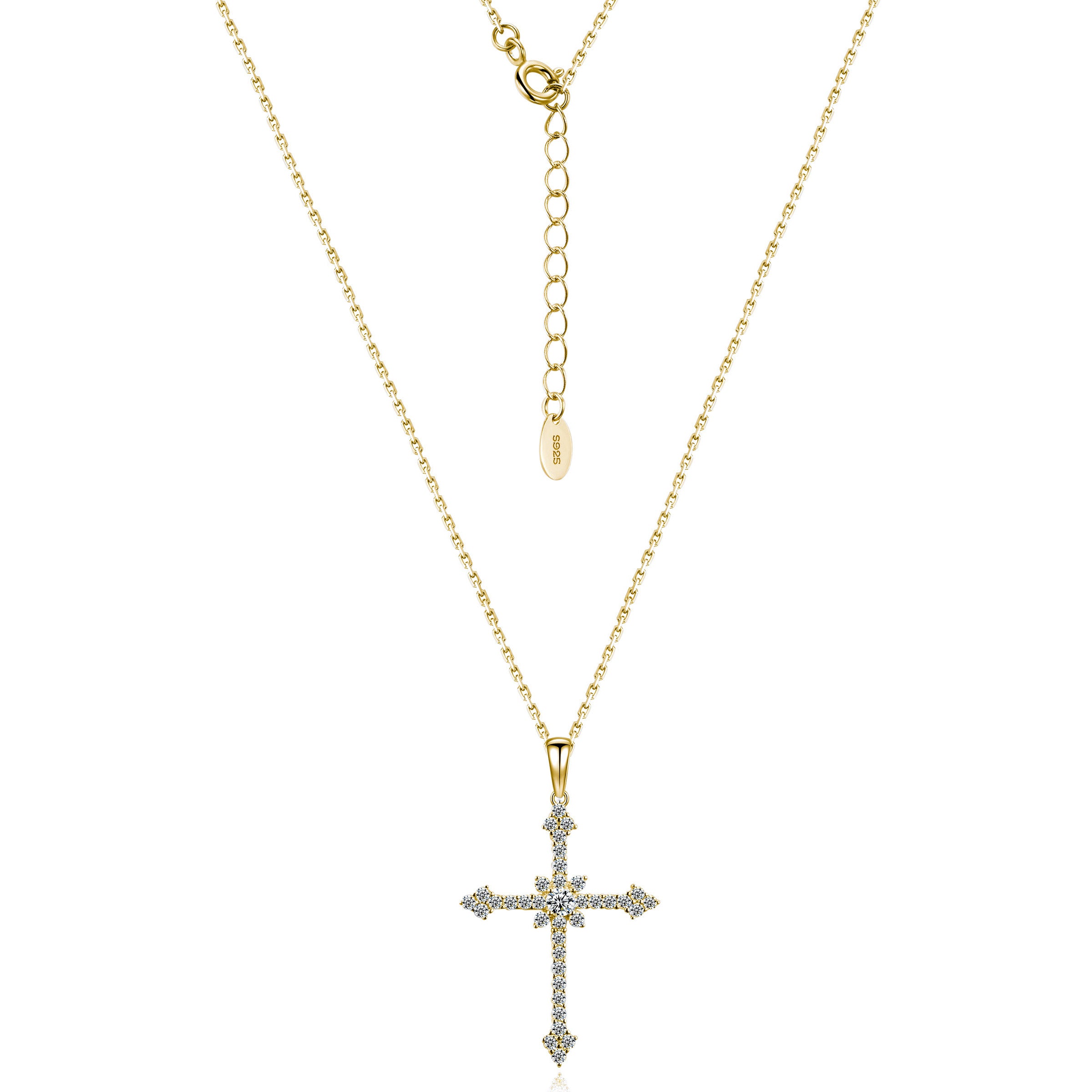 S925 Collier de traverse en mousse d'argent sterling 3.0mm Centre D Couleur VVS1 40-45cm Silv