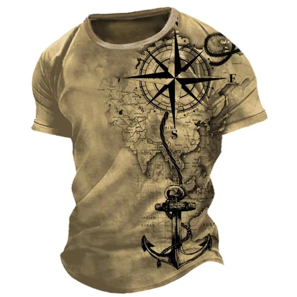 T-shirt à manches courtes à manches courtes pour hommes