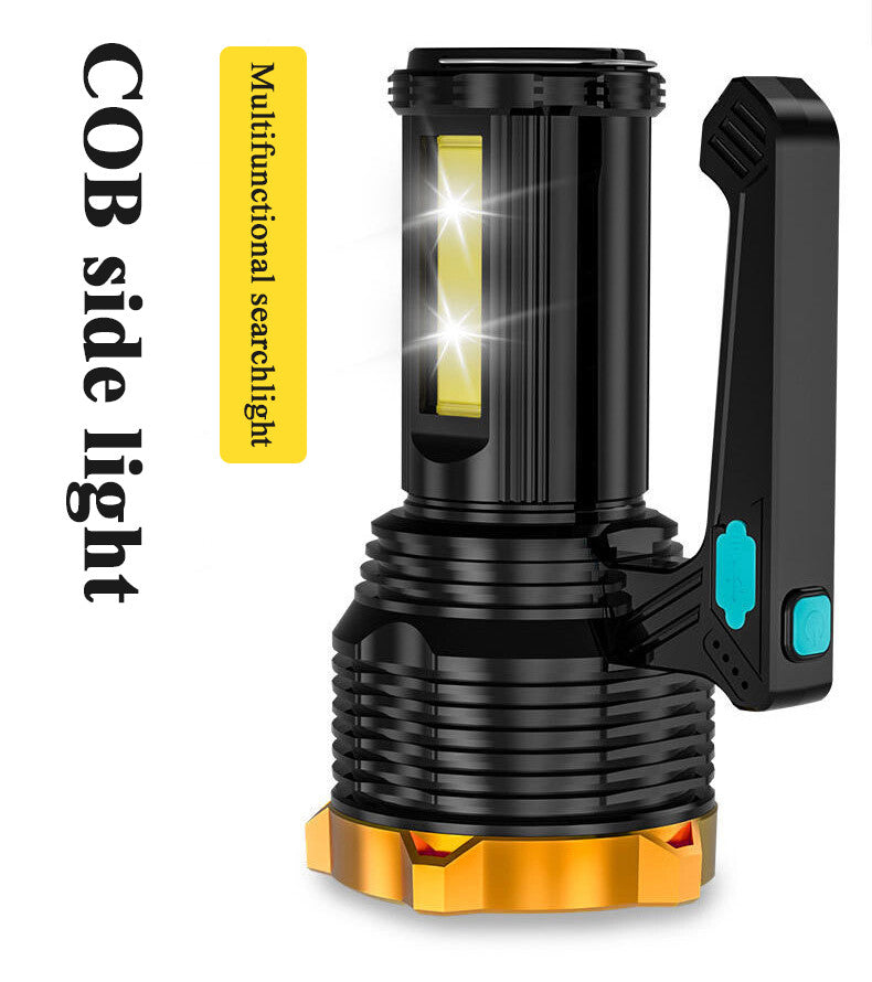 Lampe de poche Torche USB rechargeable COB Spotlight Camping Lumière de travail