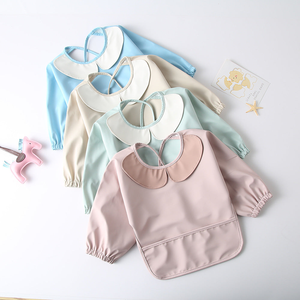 Bébé Bib à manches longues imperméable