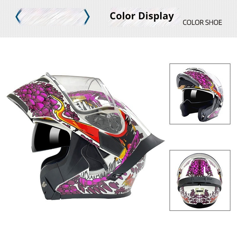 Personnalisé Big Tail Knight Sécurité Quatre saisons Casque universel