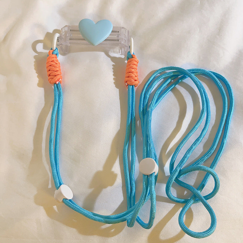 Beau look Small Love Back Splint Mobile Phone Lanyard Universal