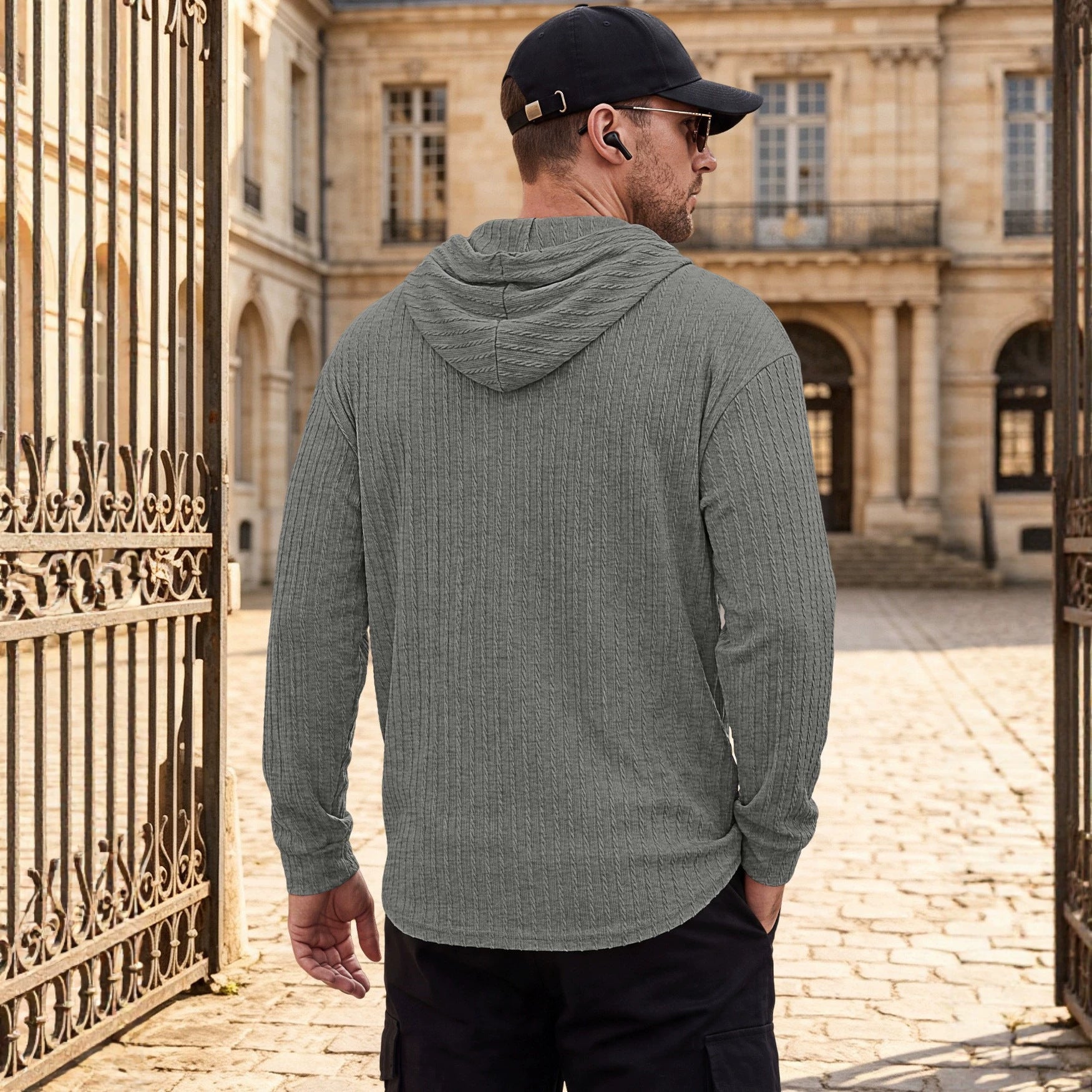 Polo à capuchon pour hommes