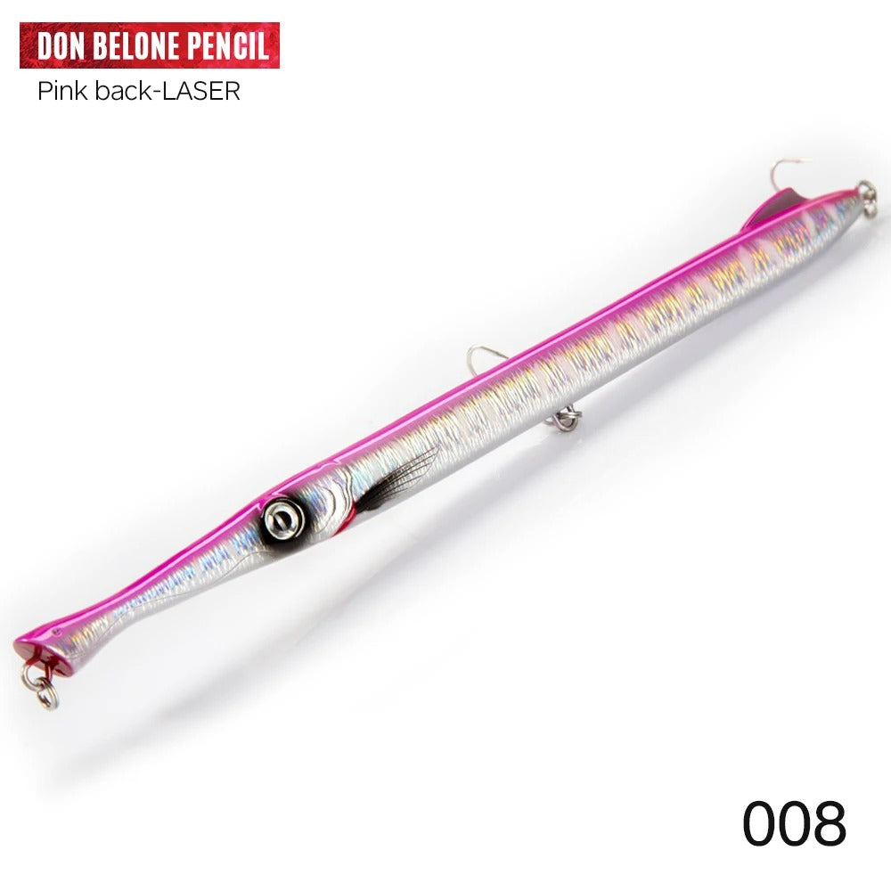 Pêche Slow Shake Pencil submergé Jinqiang Lure Eau de mer