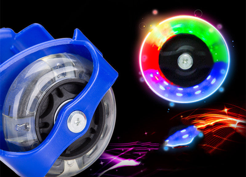 Patins à roulettes pour enfants Pvc de trois couleurs