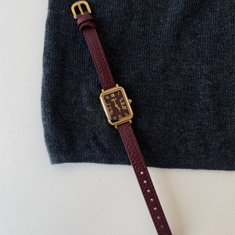 Meilleurs ventes Ankla Red Year Watch pour les femmes Vintage Style
