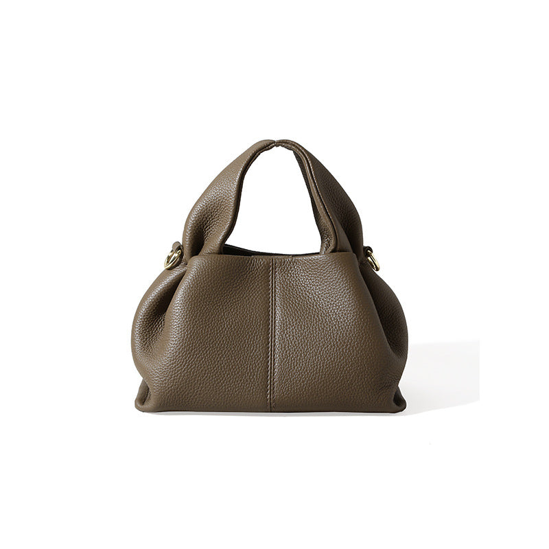 Style de corps de sac en cuir véritable pour femmes