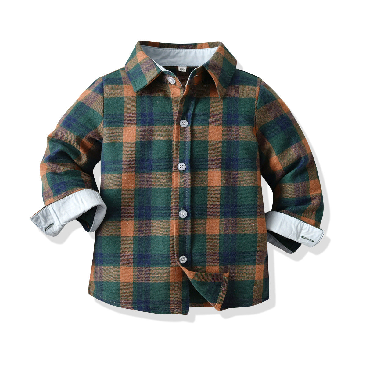 Chemise à manches longues pour garçons