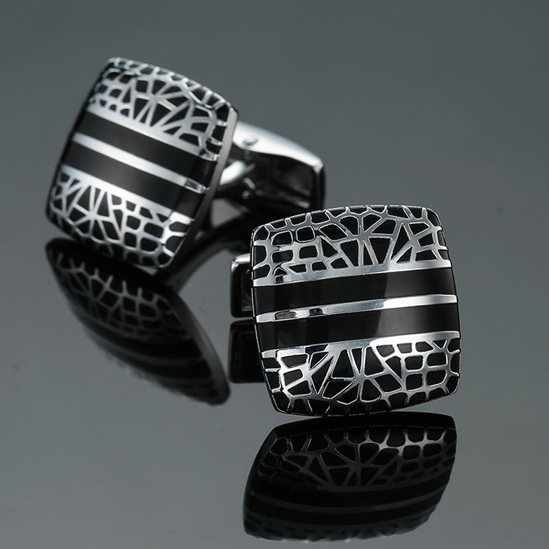 Men's Enamel Craft Vintage Collection Cube Cufflinks