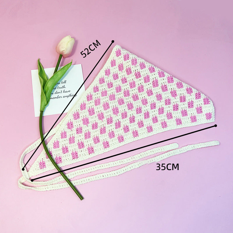 Bande de cheveux tricotés Triangular Binder