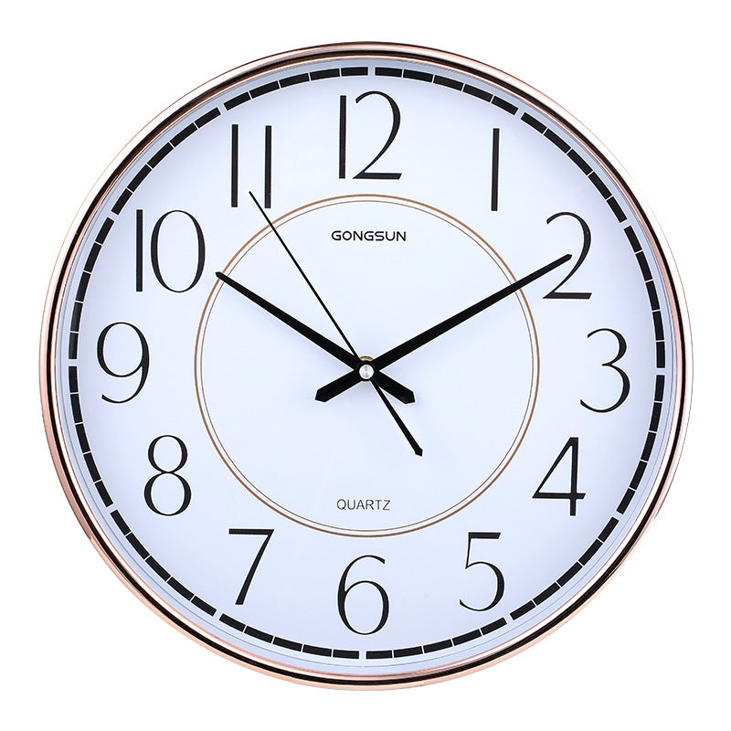Horloge murale Bureau Simple Atmosphère nordique Accueil Mode Chambre créative Horloge ronde