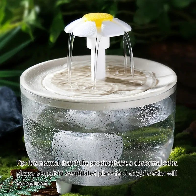 Fontaine d'eau pour animaux de compagnie filtrant automatique pour chats et chiens
