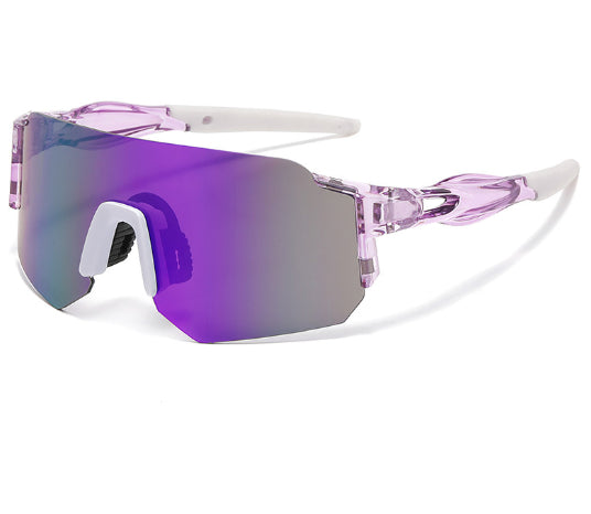 Lunettes de soleil enduites de couleur