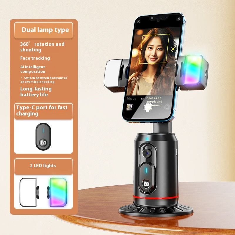 Smart AI Facial Recognition Mobile Streaming Bluetooth Selfie Holder