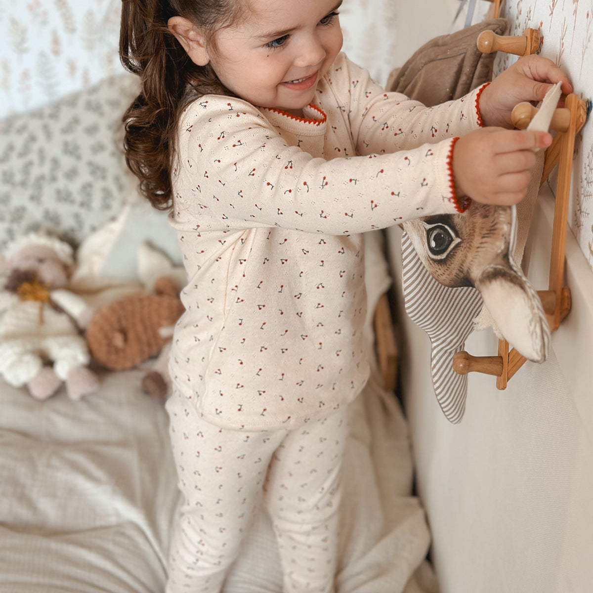 Pajama Set Vêtements Printemps Top