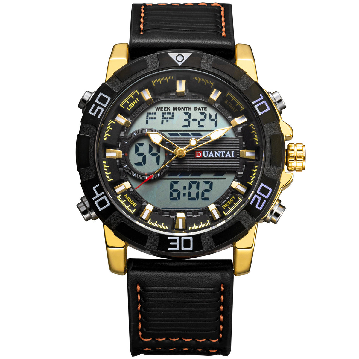 Montre extérieure multi-doubles pour hommes