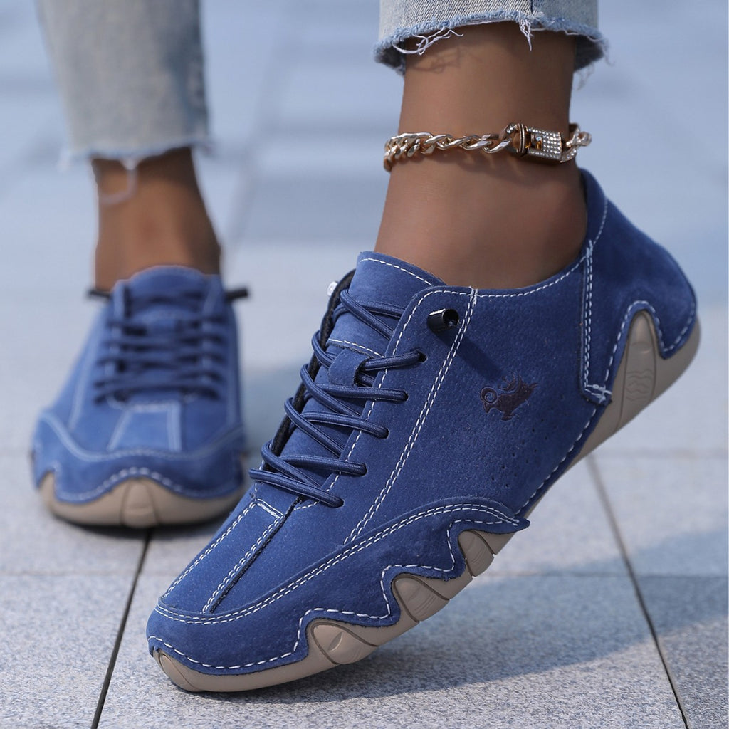 Chaussures antidérapantes en cuir pour femmes
