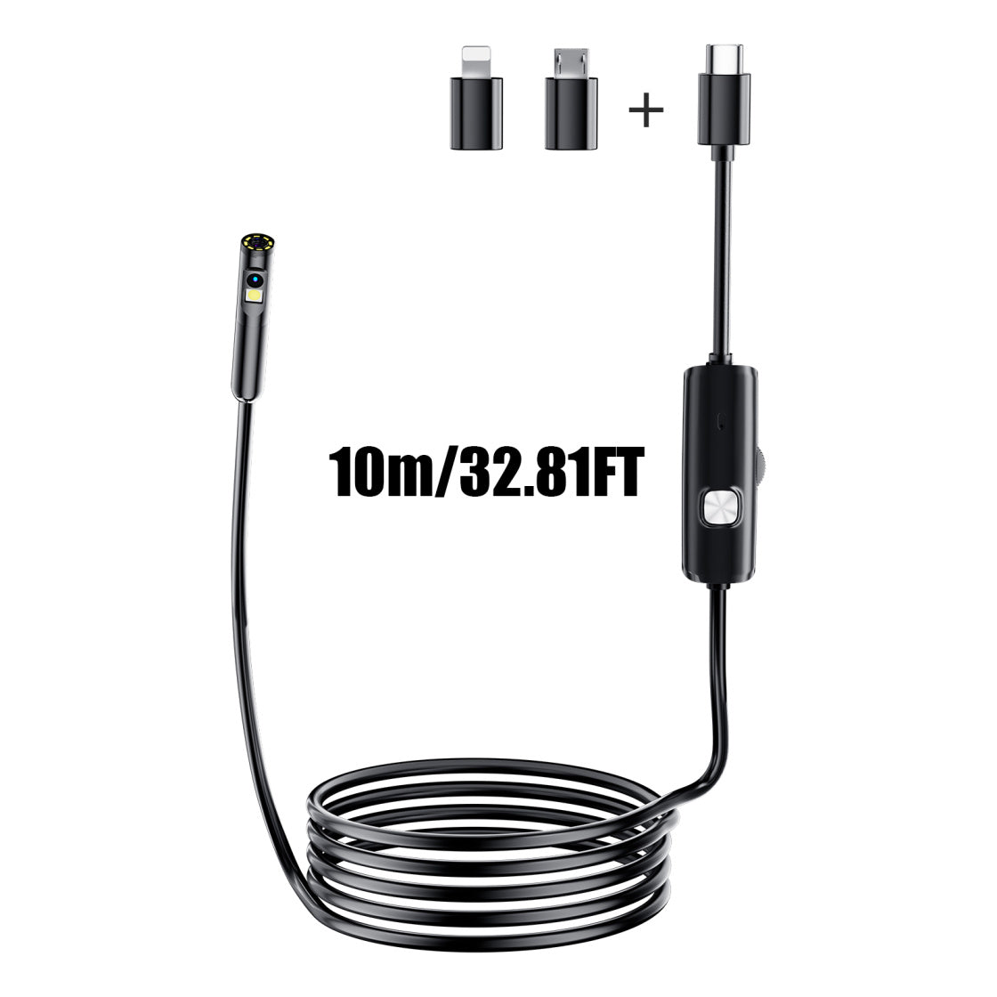 Caméra double endoscope éclairée