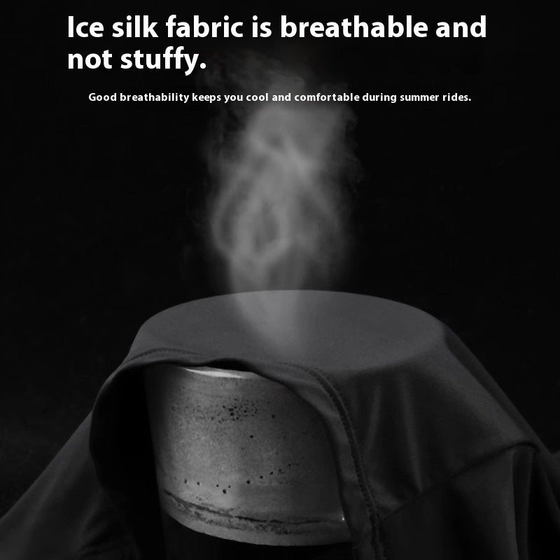 Ice Silk Masque de cyclisme en plein air pour hommes à l'épreuve du soleil