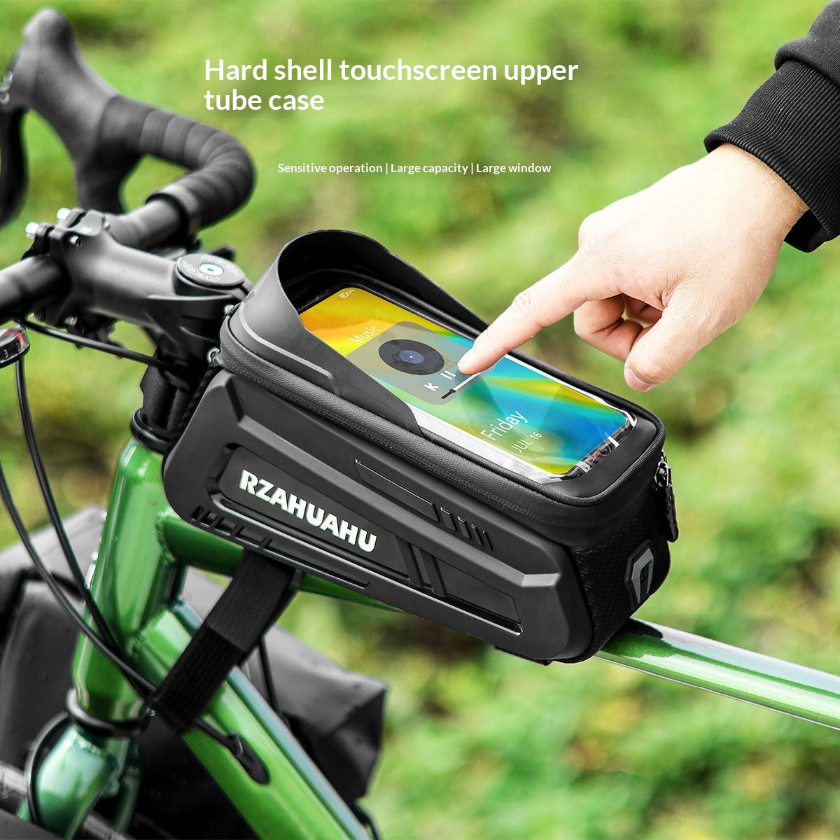 Avant Cadre Sac de téléphone en coque dure pour la route et VTT