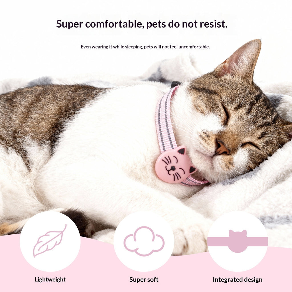 Smart GPT Pet Tracker Trouver Collier Anti-Lost Cat Locator Ajustable Sécurité Buckle Reflect