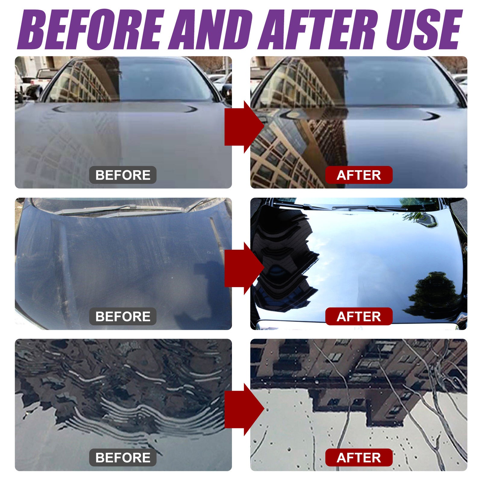 EELHOE Purple Revêtement de main Spray de cire Micro-revêtement de voiture Revêtement d'agent Spray Revêtement de voiture Nan