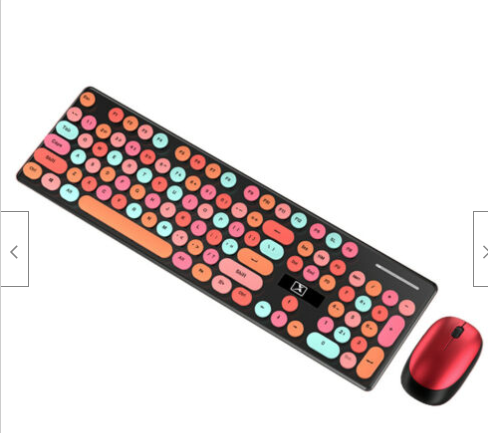 Clavier et jeu de souris sans fil pour manipulateur punk