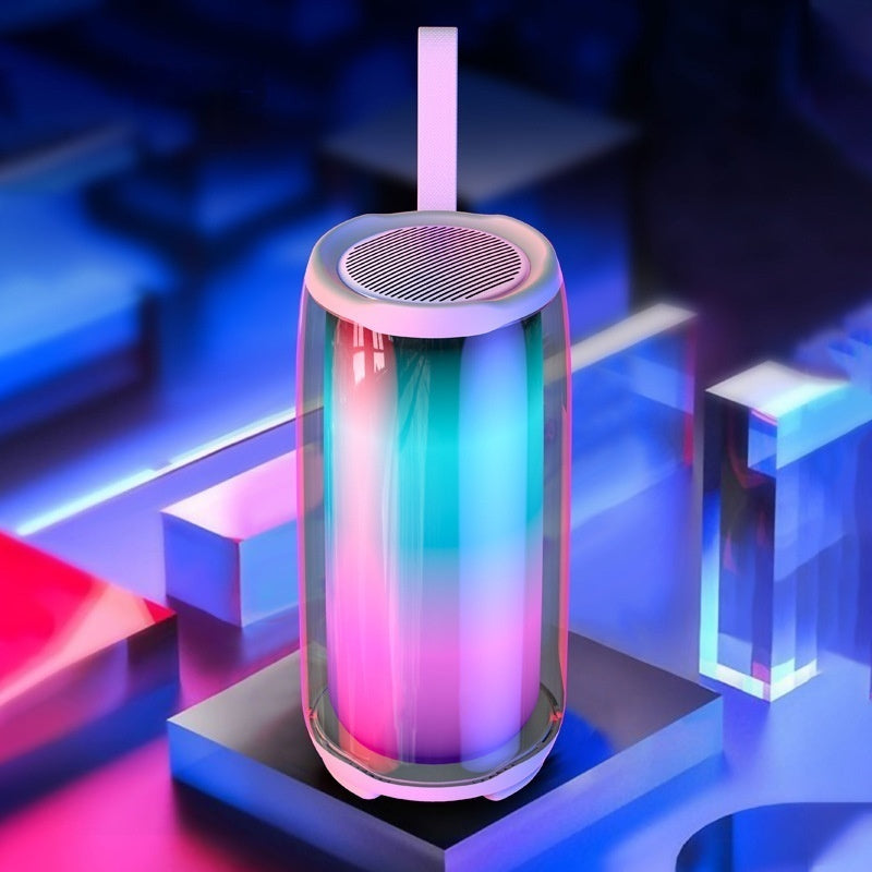 Haut-parleur Bluetooth portable avec une lumière colorée à écran complet