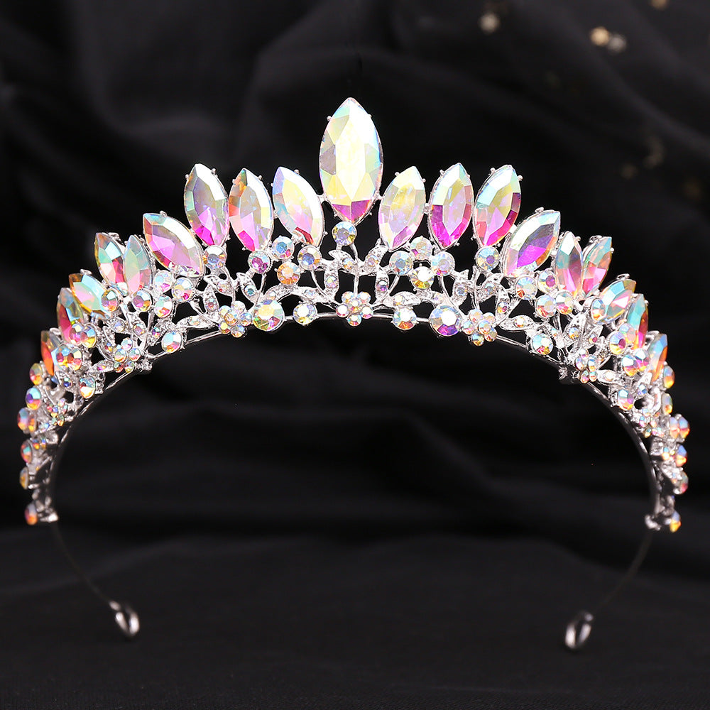Coiffure de la Couronne en cristal nuptial Femme