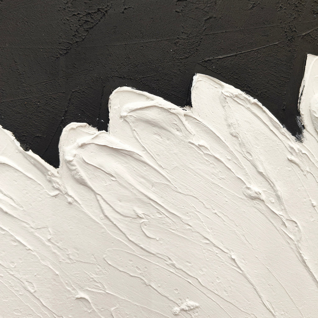 28x40 Art mural abstrait encadré