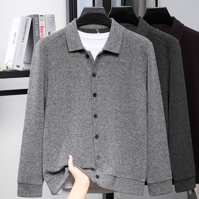 Chandail à manches longues pour hommes PrintempsÉté Chauffe-pel à la mode Style