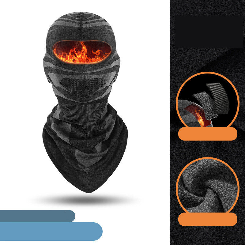 Écharpe extérieure anti-vent épaissée
