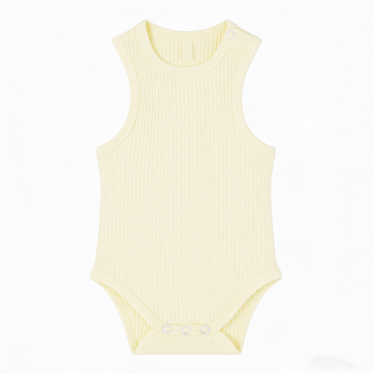 Bébé Romper tricoté à côtes