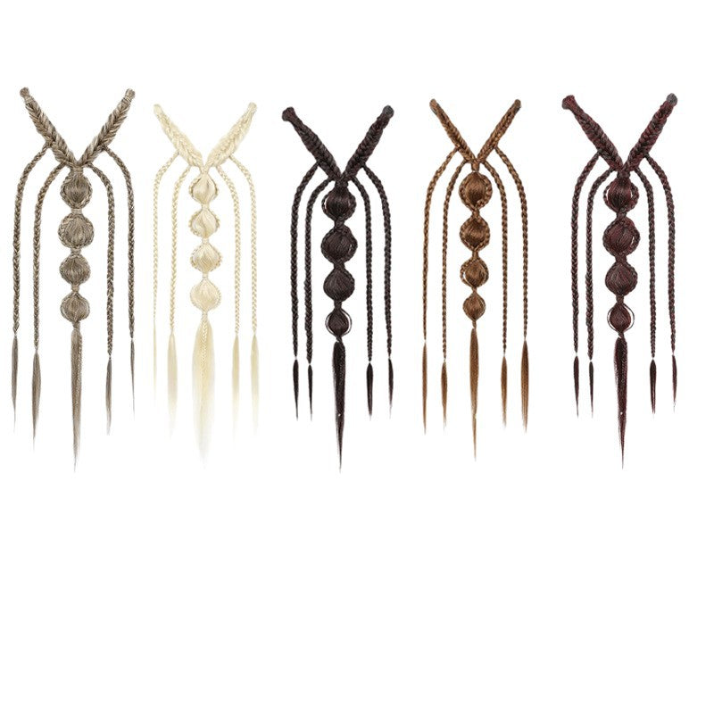 Braided bohemian synthetic hair wig