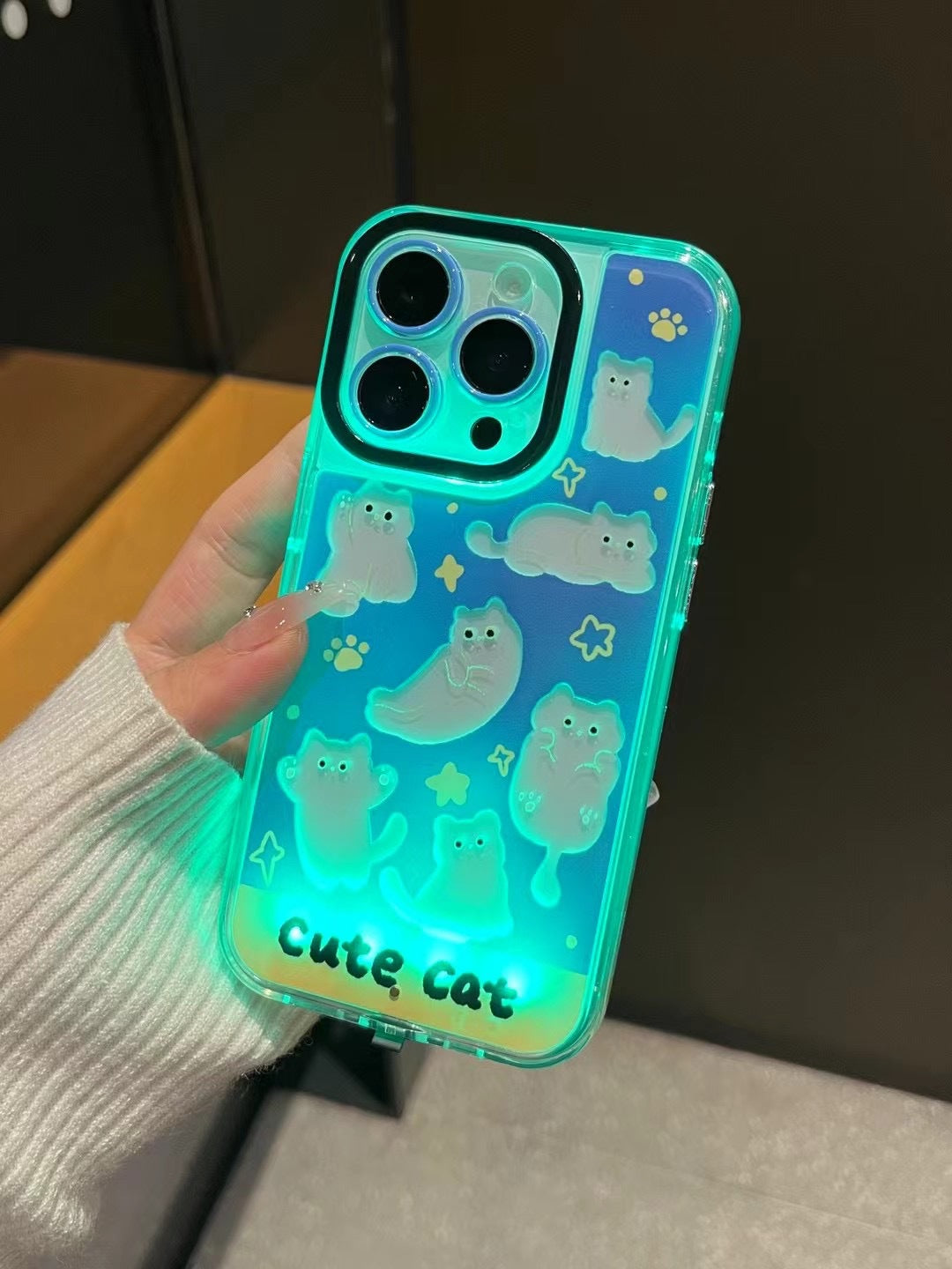 Mignon Cat Star pour 16Promax Phone Case