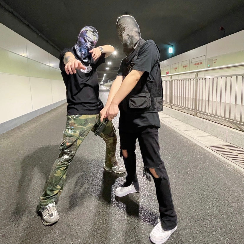 Masque visage Headgear Hip Hop Rap Europe et États-Unis