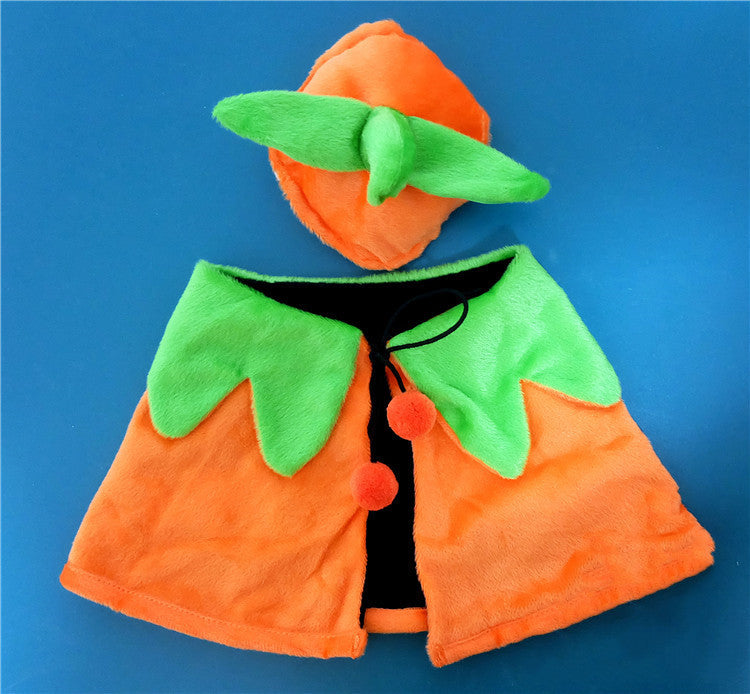 Halloween Pumpkin Double côté Cape Dog Party