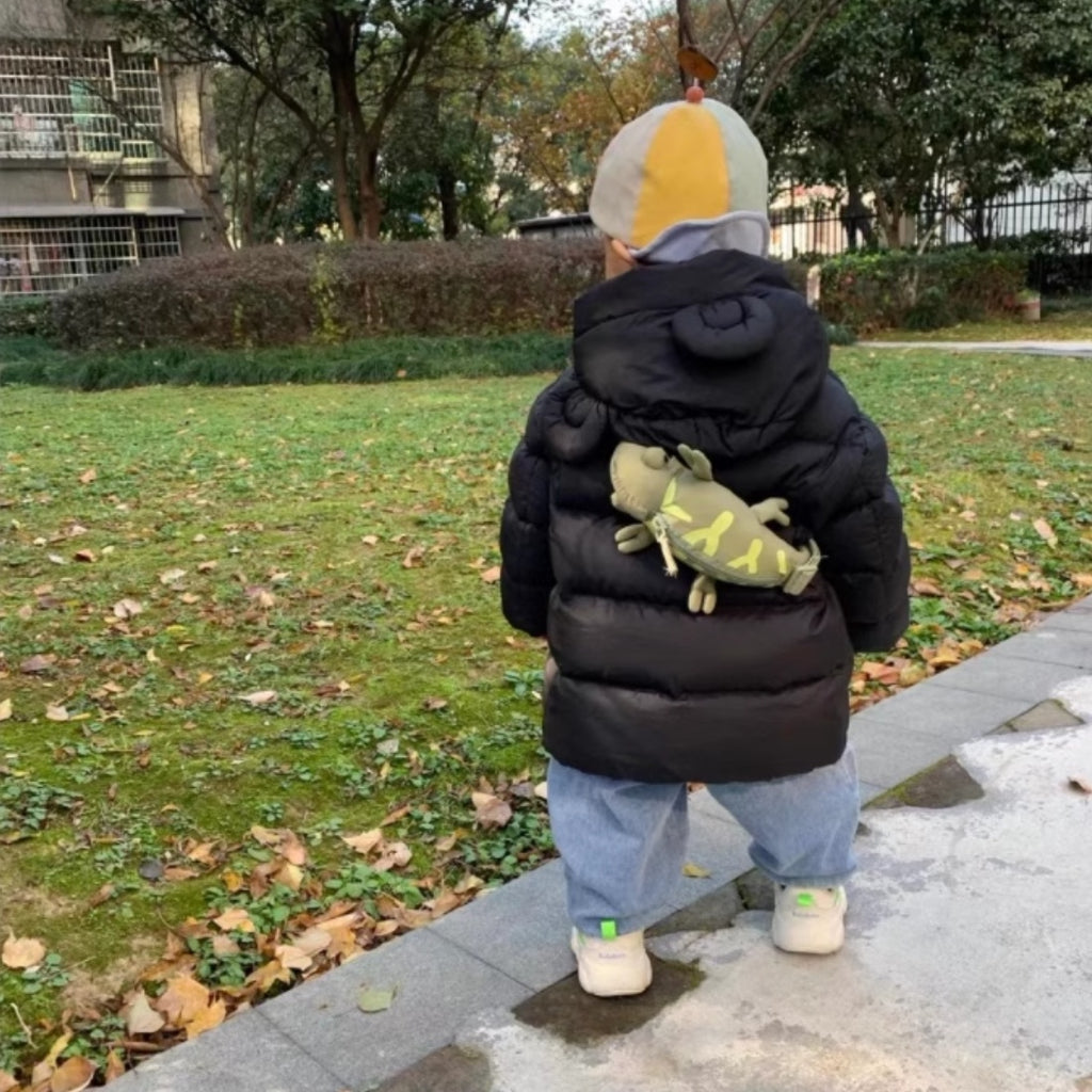 Cartoon Cute Green Lizard Sac Chameleon Sacs pour enfants