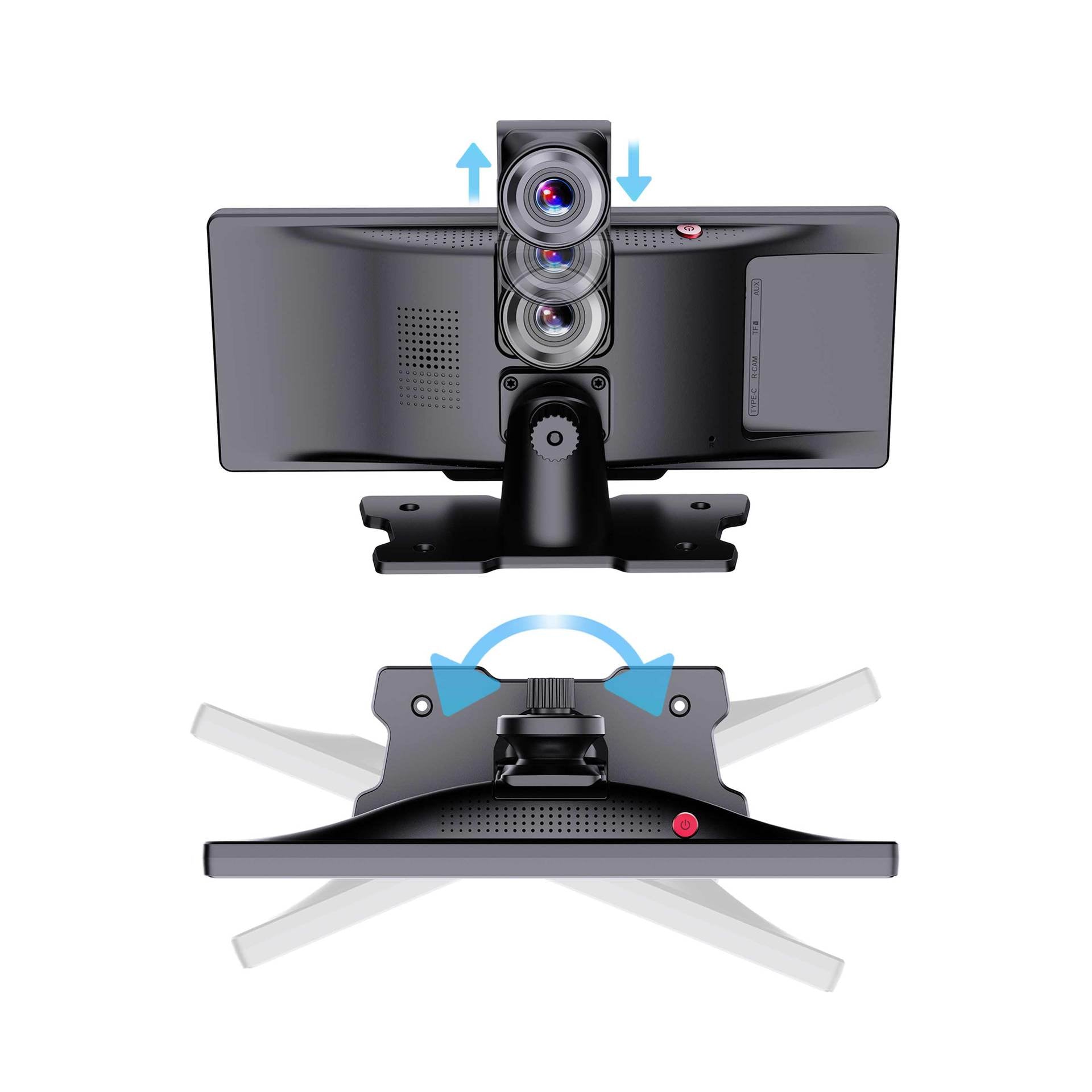 Wireless Carplay Light Sense Wifi Navigation Enregistreur de conduite