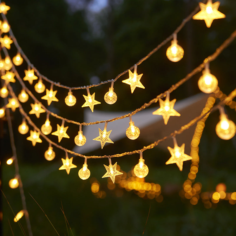 Chaîne de lumière Patio à LED de Noël