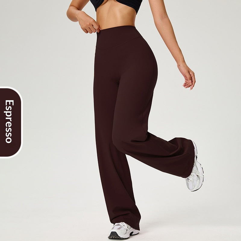 Pantalon casual pour femmes à taille haute
