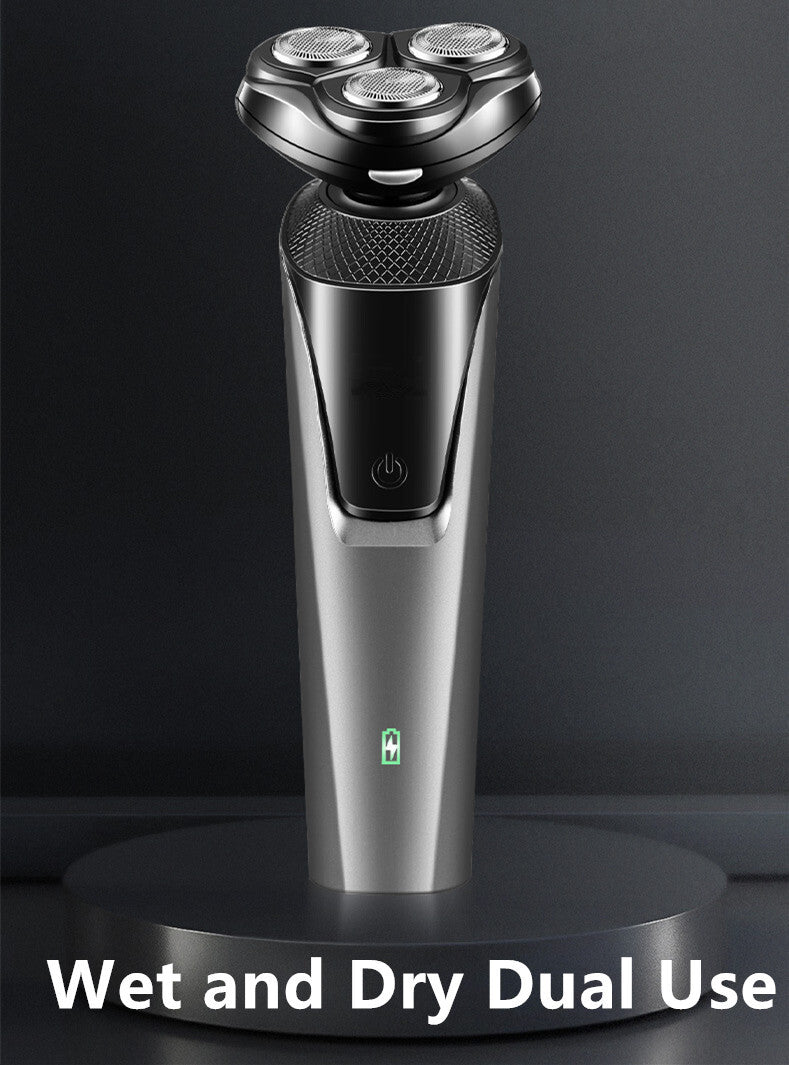 Électrique barbe Nez d'oreille Trimmer Hommes Rasoir Rasoir imperméable Pop-Up humide sans fil sec