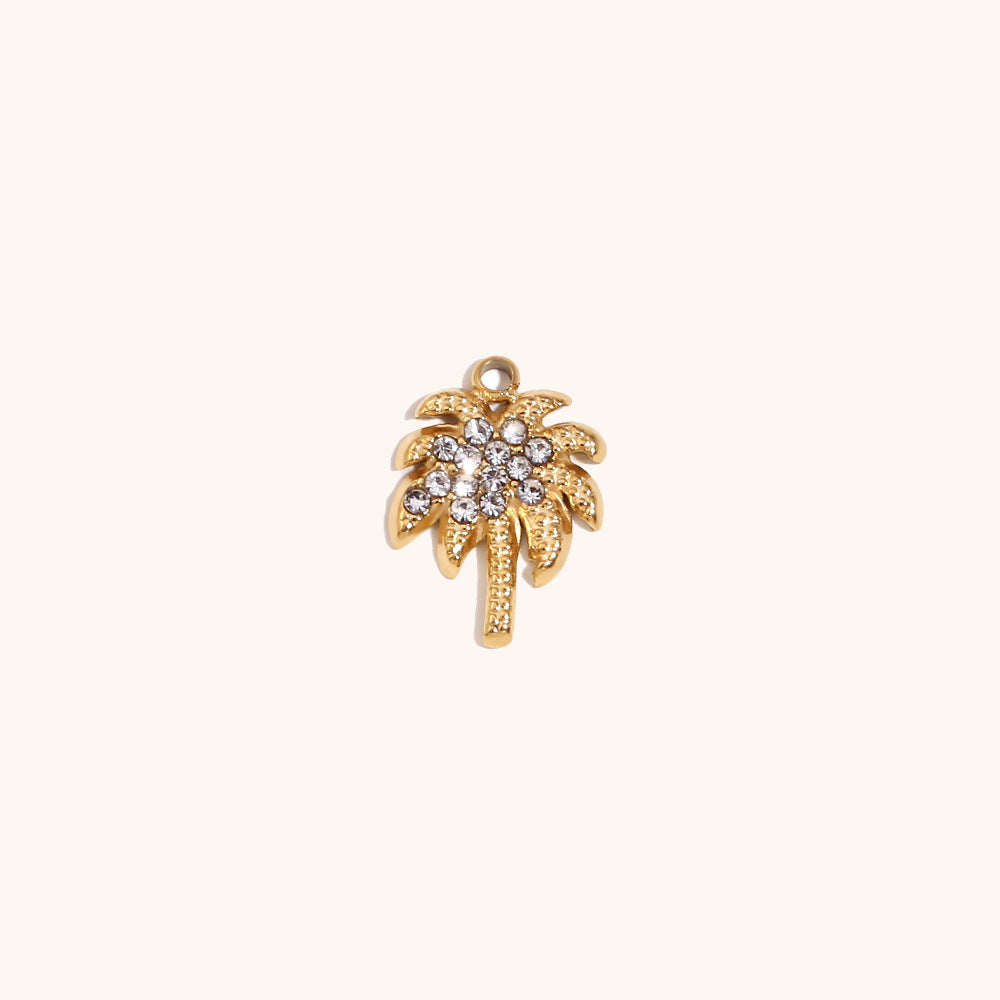 Accessoire de bijoux créatif Pendentif en acier inoxydable avec plaqué or 14K