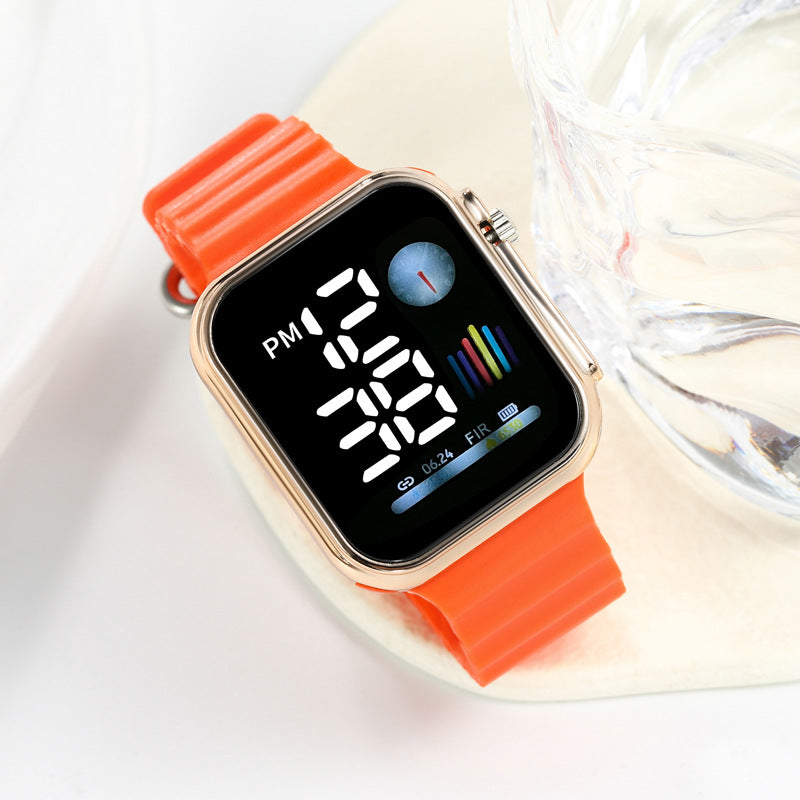 Une montre numérique élégante pour les étudiants qui suivent le temps