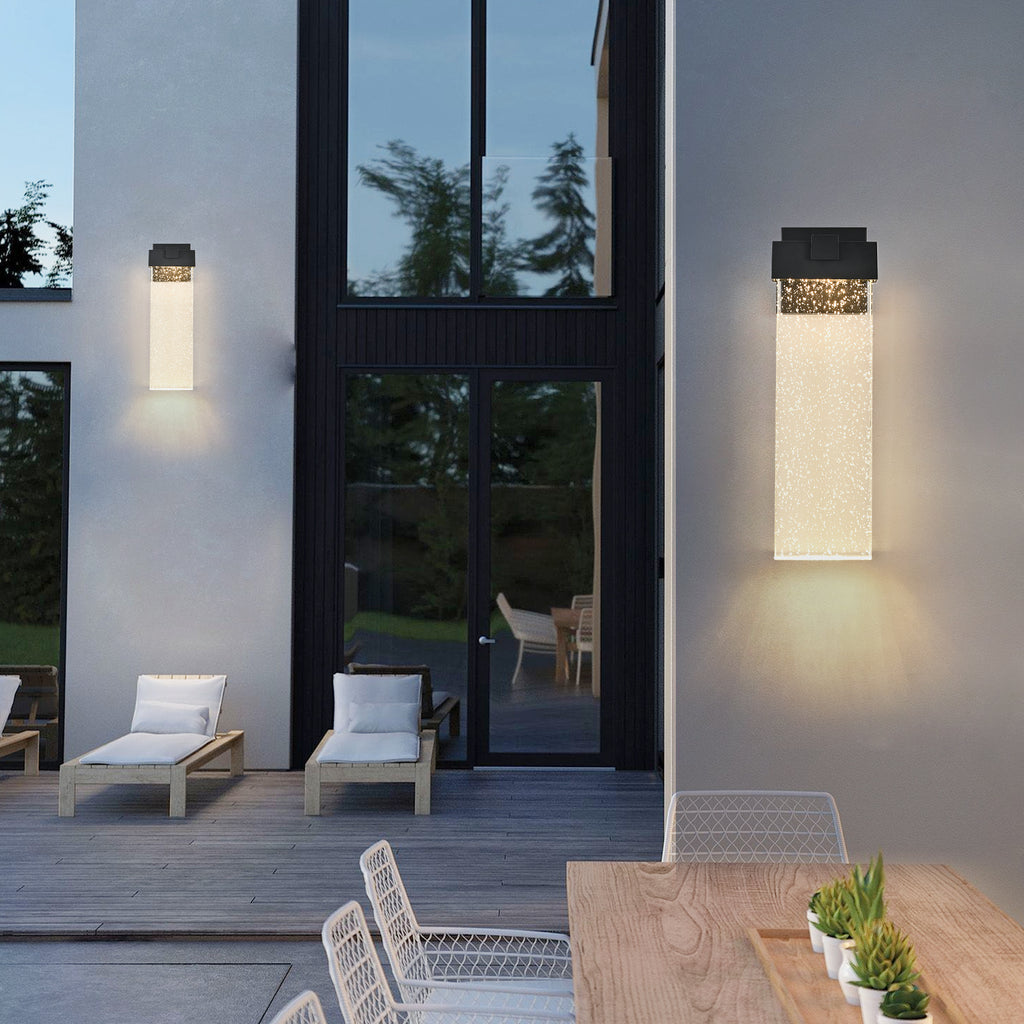 18"(H) 1-pack 12W Modern Outdoor Wall Light luminaire