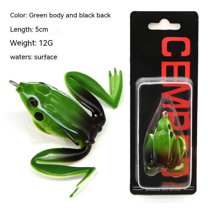 Bionic Real Thunder Frog Snake Head se spécialise dans tuer Black Thunder Frog Jambes Double