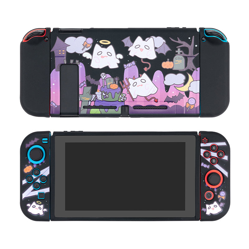 NS Game Soft Shell Case Cute Demon Stand