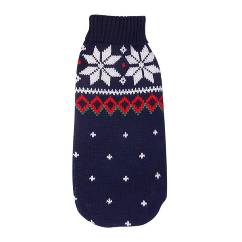 Vêtements de chien en col roulé de Noël
