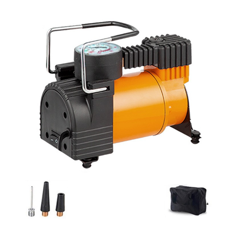 Compresseur d'air pour pneumatique tout-métal 12V pour utilisation routière fiable