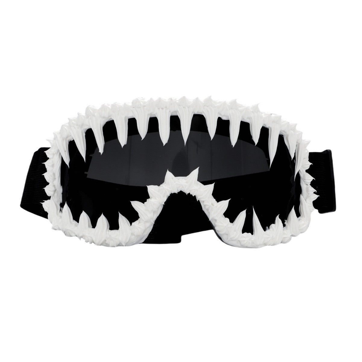 Lunettes de soleil réfléchissantes en résine de rinçage en style Hip-HopRock